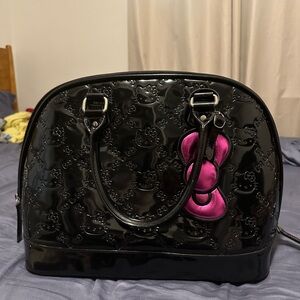 Loungefly x Hello Kitty black and pink handbag